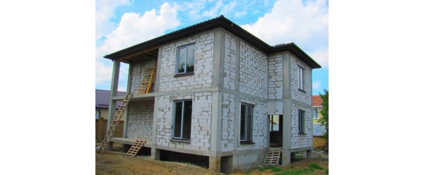 Утепление деревянного дома газобетоном