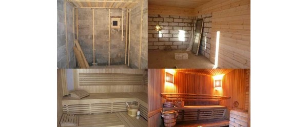Как сделать сауну в доме из газобетона