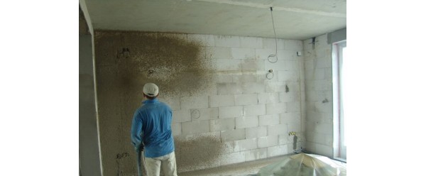 Чем штукатурить газобетон внутри дома